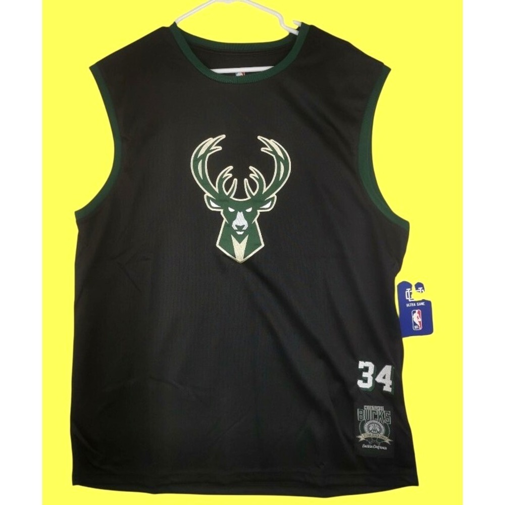 Mens XL Milwaukee #34 Bucks NBA Ultra Giannis Antetokounmpo Jersey Shirt NWT